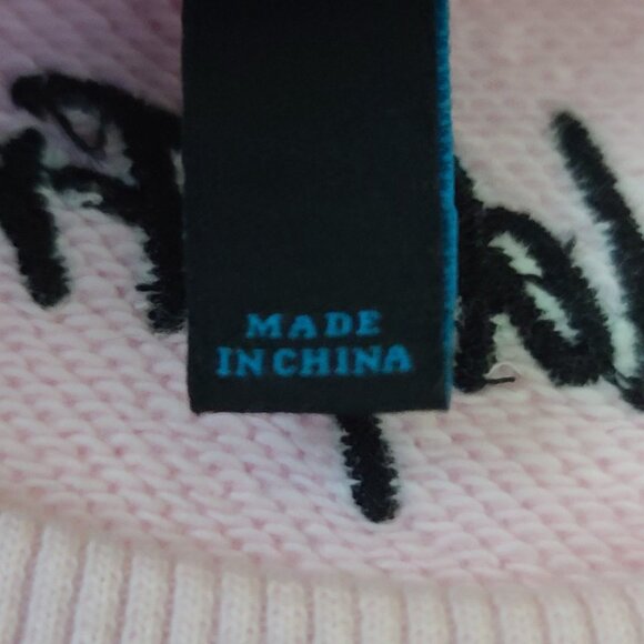 Teddy Fresh Lace Applique Bear Sweatshirt Small Pink Long Sleeve Fun Soft NWOT - Picture 9 of 9